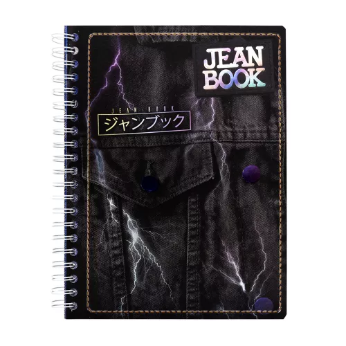 Cuaderno Argollado Profesional Cuadro Grande Jean Book Rayo 200 Hojas