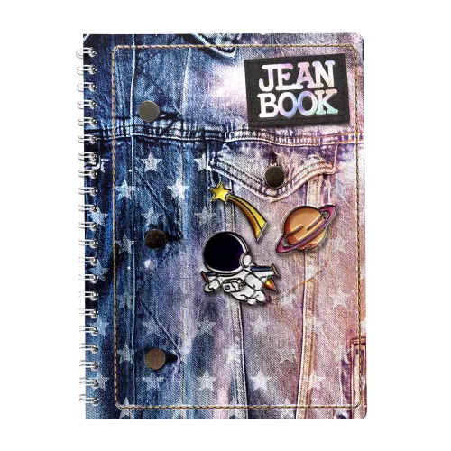 Cuaderno Argollado Profesional Cuadro Grande Jean Book Revolution Astronaut 100 Hojas