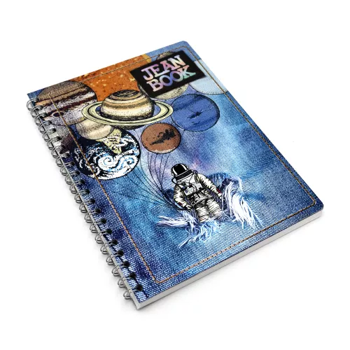 Cuaderno Argollado Profesional Cuadro Grande Jean Book Revolution Into the denim 100 Hojas