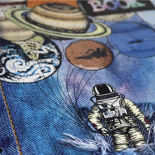 Cuaderno Argollado Profesional Cuadro Grande Jean Book Revolution Into the denim 100 Hojas