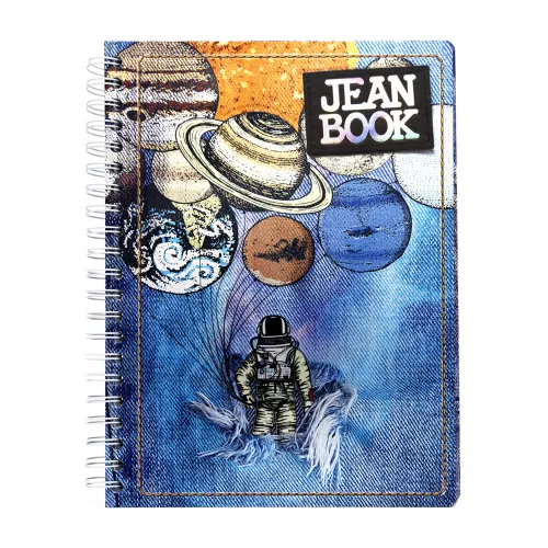 Cuaderno Argollado Profesional Cuadro Grande Jean Book Revolution Into the denim 200 Hojas
