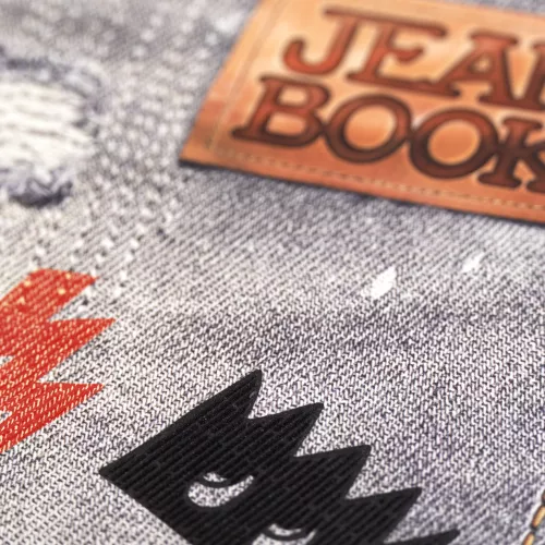 Cuaderno Argollado Profesional Cuadro Grande Jean Book Revolution Punk is not dead 200 Hojas