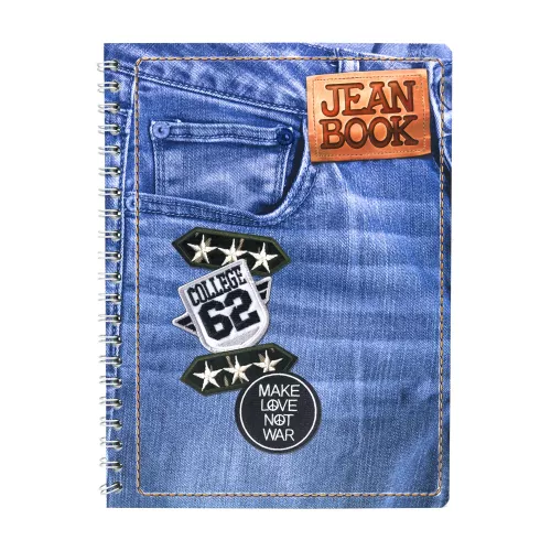 Cuaderno Argollado Profesional Cuadro Grande Jean Book Revolution Ruta 62 100 Hojas