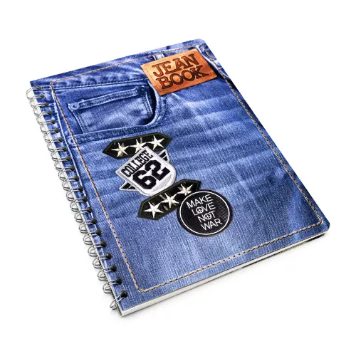Cuaderno Argollado Profesional Cuadro Grande Jean Book Revolution Ruta 62 100 Hojas
