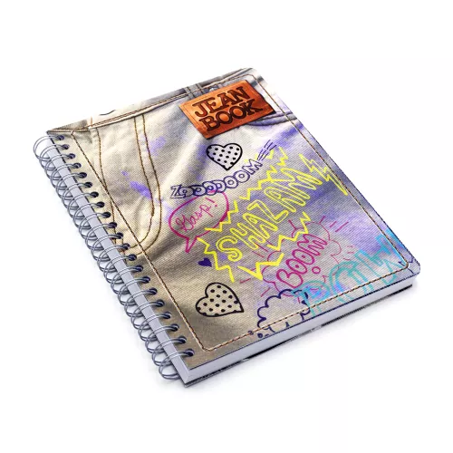 Cuaderno Argollado Profesional Cuadro Grande Jean Book Revolution Shazam 200 Hojas