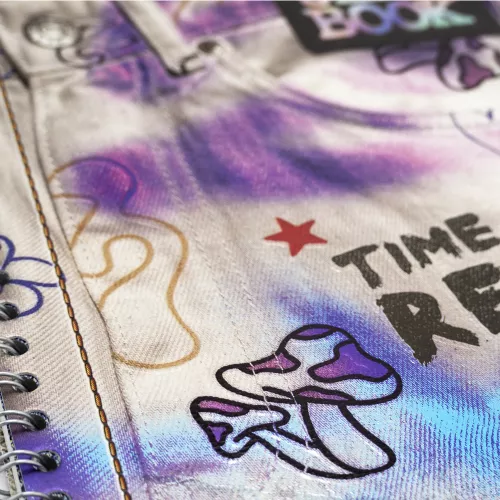 Cuaderno Argollado Profesional Cuadro Grande Jean Book Revolution Time to rest 100 Hojas