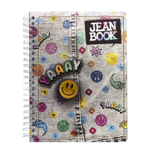 Cuaderno Argollado Profesional Cuadro Grande Jean Book Revolution Yaay 200 Hojas