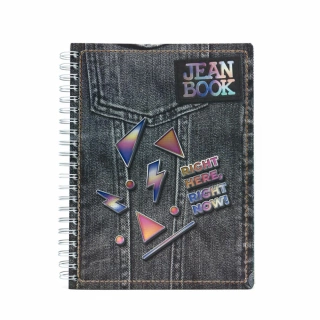 Cuaderno Argollado Profesional Cuadro Grande Jean Book Right here 200 Hojas