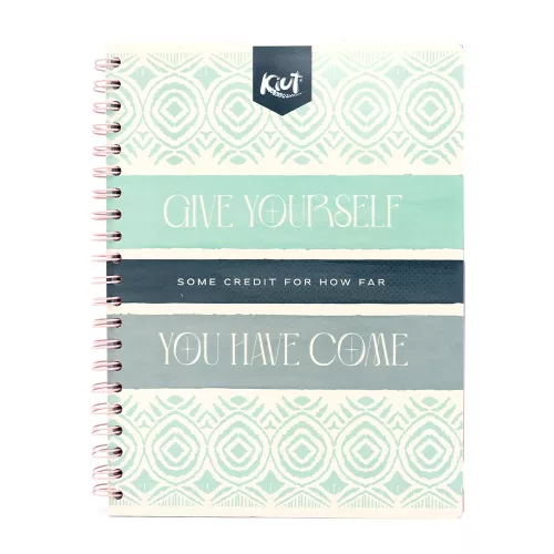 Cuaderno Argollado Profesional Cuadro Grande Kiut Give your self you have come 100 Hojas