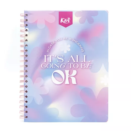Cuaderno Argollado Profesional Cuadro Grande Kiut It s going to be ok 100 Hojas