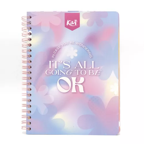 Cuaderno Argollado Profesional Cuadro Grande Kiut It s going to be ok 200 Hojas