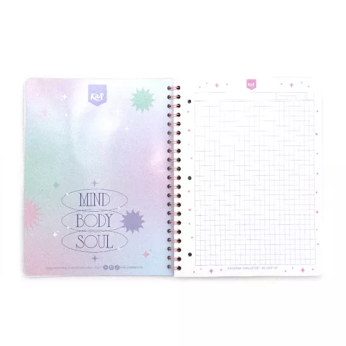 Cuaderno Argollado Profesional Cuadro Grande Kiut It s your time to Bloom 100 Hojas