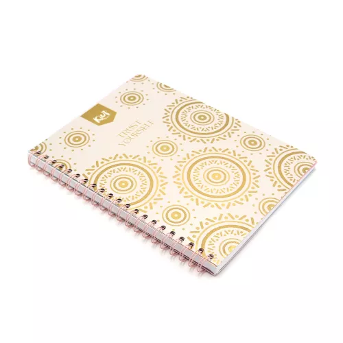 Cuaderno Argollado Profesional Cuadro Grande Kiut Trust Yourself 100 Hojas