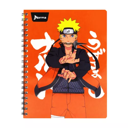 Cuaderno Argollado Profesional Cuadro Grande Naruto Naruto 100 Hojas