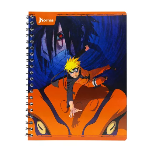 Cuaderno Argollado Profesional Cuadro Grande Naruto Naruto y Gamabunta 100 Hojas