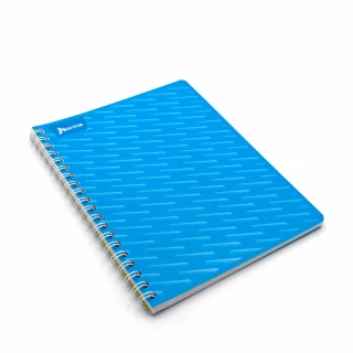 Cuaderno Argollado Profesional Cuadro Grande Norma Azul claro 100 Hojas