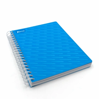Cuaderno Argollado Profesional Cuadro Grande Norma Azul claro 200 Hojas