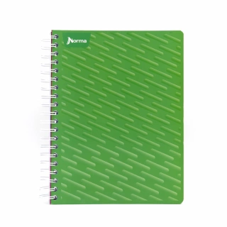 Cuaderno Argollado Profesional Cuadro Grande Norma Verde 200 Hojas