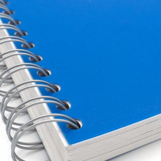Cuaderno Argollado Profesional Cuadro Grande Polycover Norma Azul 200 Hojas