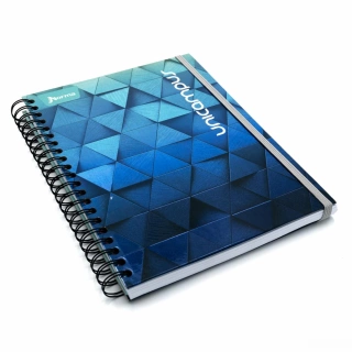 Cuaderno Argollado Profesional Cuadro Grande Unicampus Norma Azul Oscuro 160 Hojas