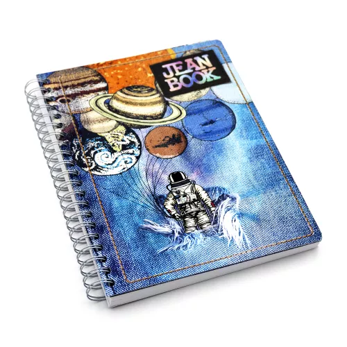 Cuaderno Argollado Profesional Mixto Jean Book Revolution Into the denim 200 Hojas