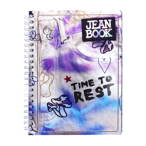 Cuaderno Argollado Profesional Mixto Jean Book Revolution Time to rest 200 Hojas