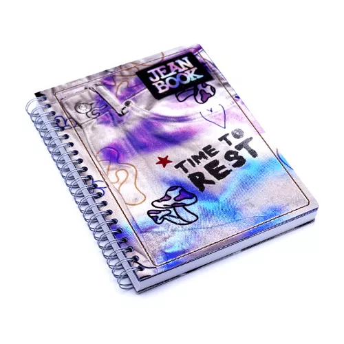 Cuaderno Argollado Profesional Mixto Jean Book Revolution Time to rest 200 Hojas