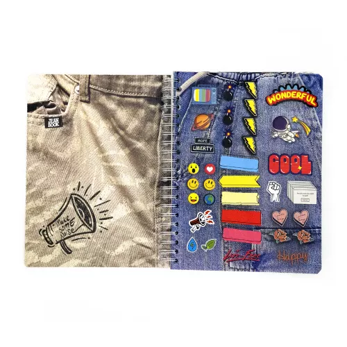 Cuaderno Argollado Profesional Mixto Jean Book Revolution Time to rest 200 Hojas