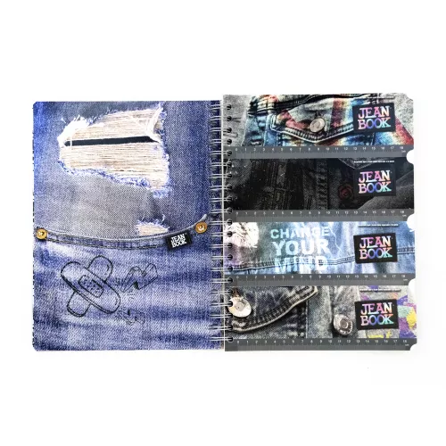 Cuaderno Argollado Profesional Mixto Jean Book Revolution Time to rest 200 Hojas