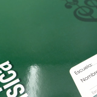 Cuaderno Argollado Profesional Norma Color Tematico Musica Verde 80 Hojas