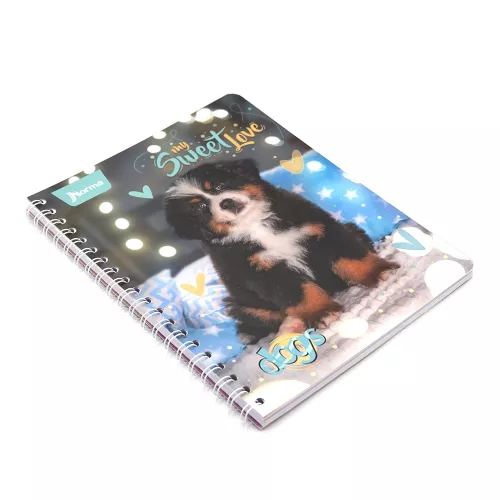 Cuaderno Argollado Profesional Raya Dogs My sweet love - Dogs 100 Hojas