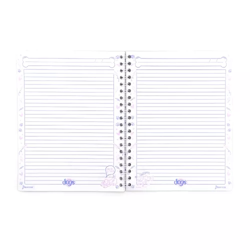 Cuaderno Argollado Profesional Raya Dogs The cutes thing -Dogs 100 Hojas