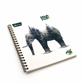 Cuaderno Argollado Profesional Raya Ecoplanet Norma Elefante 100 Hojas