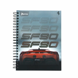 Cuaderno Argollado Profesional Raya Ferrari F1 120 Hojas