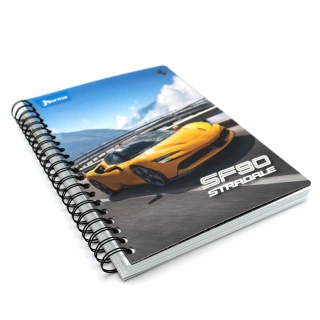 Cuaderno Argollado Profesional Raya Ferrari F2 200 Hojas