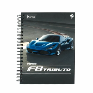Cuaderno Argollado Profesional Raya Ferrari F4 120 Hojas