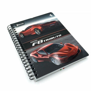 Cuaderno Argollado Profesional Raya Ferrari F5 200 Hojas