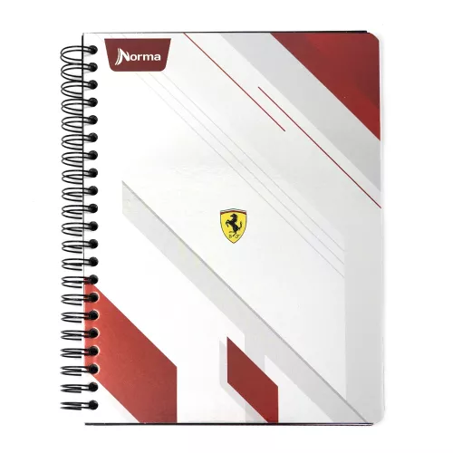 Cuaderno Argollado Profesional Raya Ferrari Metalizado Futuristic lines 200 Hojas