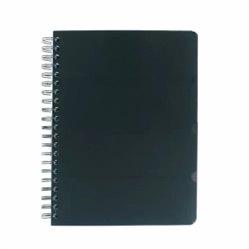Cuaderno Argollado Profesional Raya Ferrari Metalizado Geometry 200 Hojas
