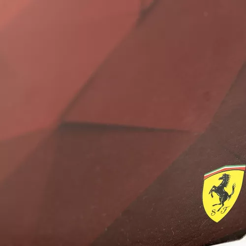 Cuaderno Argollado Profesional Raya Ferrari Metalizado Geometry 200 Hojas