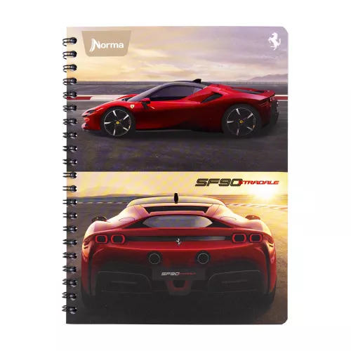 Cuaderno Argollado Profesional Raya Ferrari SF90 Stradale 100 Hojas