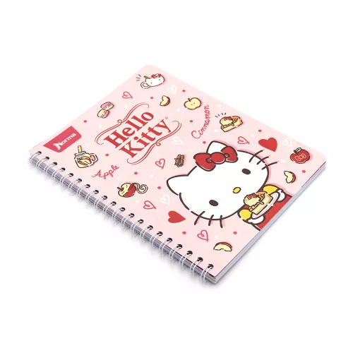 Cuaderno Argollado Profesional Raya Hello Kitty Apple - Cinnamon 100 Hojas