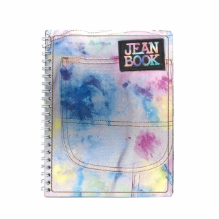 Cuaderno Argollado Profesional Raya Jean Book Dye 100 Hojas