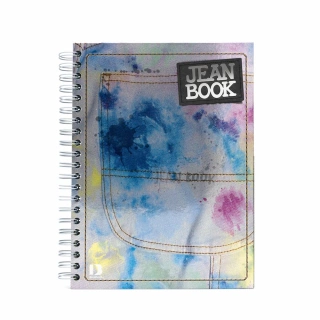 Cuaderno Argollado Profesional Raya Jean Book Dye 160 Hojas