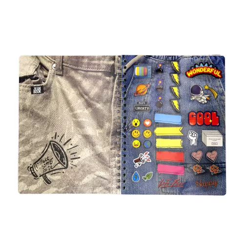 Cuaderno Argollado Profesional Raya Jean Book Revolution Change the rules 100 Hojas