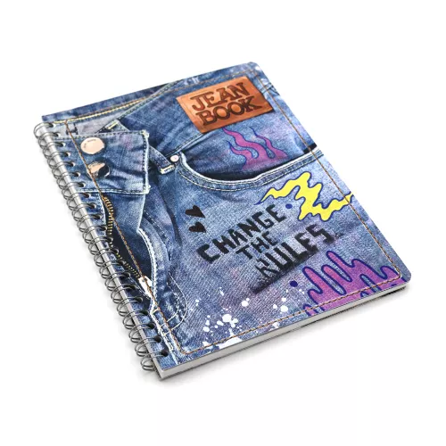 Cuaderno Argollado Profesional Raya Jean Book Revolution Change the rules 100 Hojas