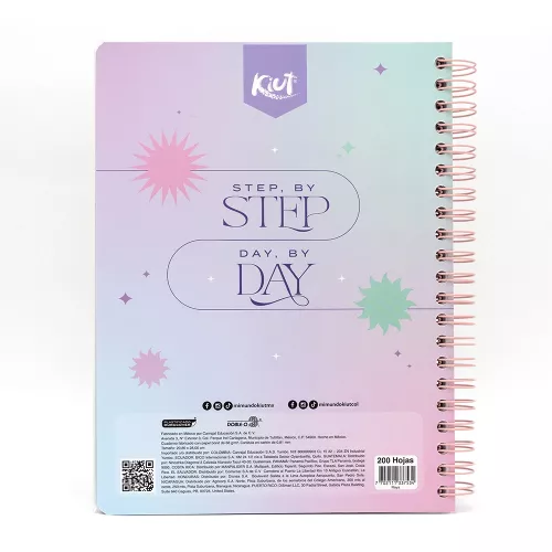 Cuaderno Argollado Profesional Raya Kiut I am able to archieve anything 200 Hojas