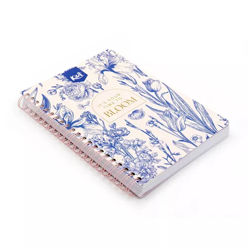 Cuaderno Argollado Profesional Raya Kiut It s your time to Bloom 200 Hojas