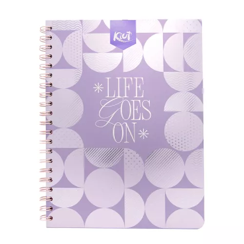Cuaderno Argollado Profesional Raya Kiut Lifes Goes On 100 Hojas