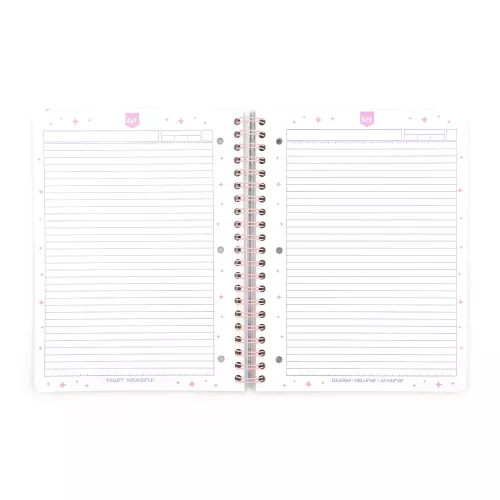Cuaderno Argollado Profesional Raya Kiut Look For Something positive each day 100 Hojas